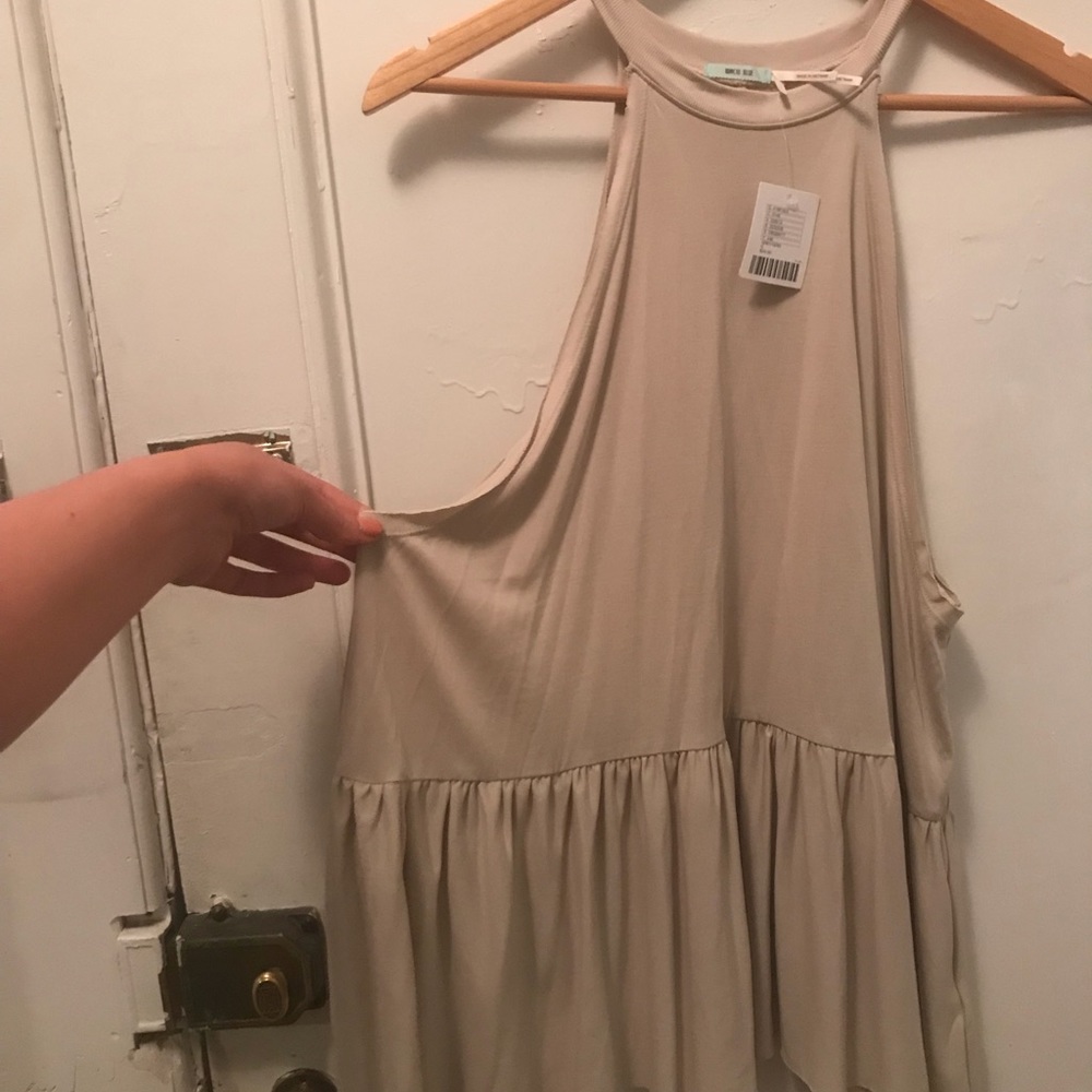 Beige Kimchi Blue Moonchild Babydoll Tank - Picture 3 of 4